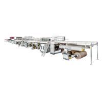 Buy cheap Heavy Duty Corrugated Cardboard Making Machine High Speed 150 M/Min Touch Screen product
