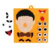 Buy cheap Felt Puzzle Toys Kids DIY Facial Expression Emotion Changing for Children Learning Education Velcro Sticks 30 X 30cm from wholesalers
