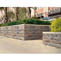 Buy cheap Beige CE Scratch Resistant Outdoor Stone Cladding Tiles , 20x40cm Decorative product