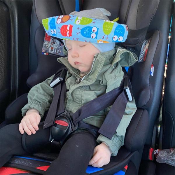 Buy cheap Fixing Band Baby Head Support Holder Sleeping Belt Baby Safety Car Seat Sleep Head Travel Stroller Soft Pillow from wholesalers