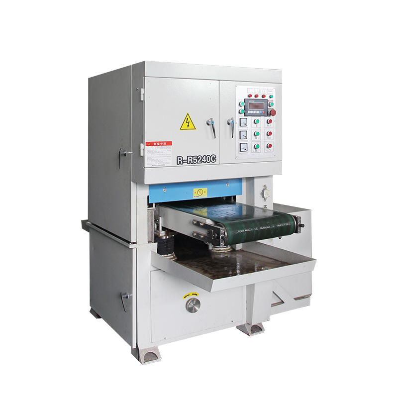 Water Scrub Sander Wire Drawing Machine Deburring Metal Laser Cut Part