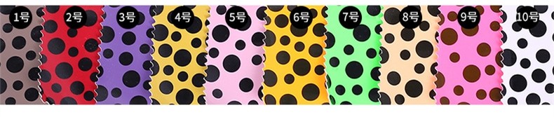 Polka Dot PU Faux Leather Soft Brush Bottom Polyurethane Fabric Leather