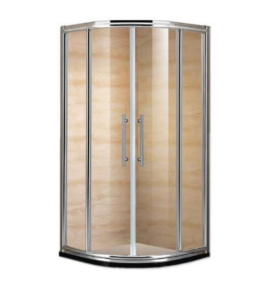 Buy cheap Transparent Glass Aluminium Shower Cubicles Gloss Value 450 - 700GU from wholesalers