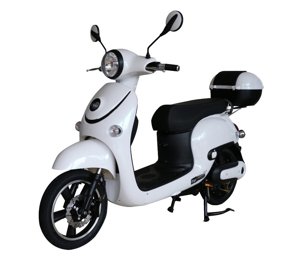 2019 Thunder White Moped Scooter Electric With Pedal Charging Time 6-8h Display LED/LCD