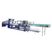 Buy cheap Automatic Beverage PE Shrink Film Wrapping Machine For Glass Bottle Water Line product