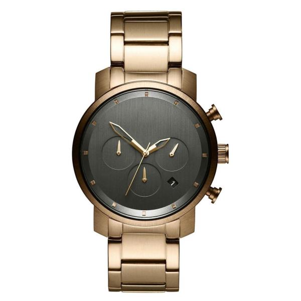 Buy cheap Gold plated brushed face stainless steel back quartz quality watches from wholesalers