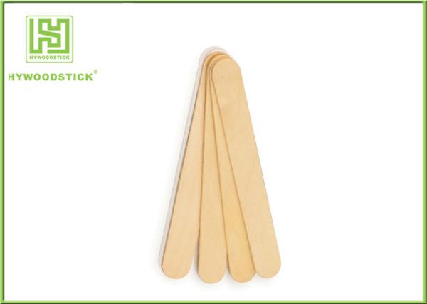 Buy cheap Long Wooden Tongue Depressor Sterile 150mm Adult Medical Lab Spoon Spatula from wholesalers