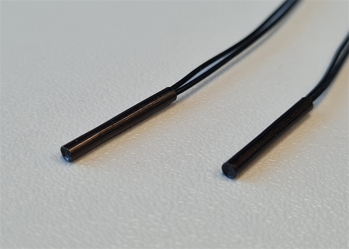Potted In A Polyimide Tube Precision NTC Thermistor With Thermally Conductive Epoxy