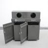 Buy cheap Customized Metal Outdoor Trash Cans 120 Liter Outdoor Garbage Bin Rectangular from wholesalers