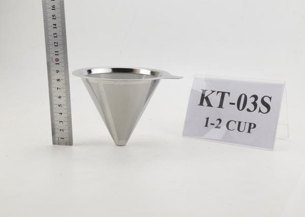 Buy cheap Pour Over Stainless Steel Coffee Dripper For Coffee Carafes , 2 Cups Capacity from wholesalers