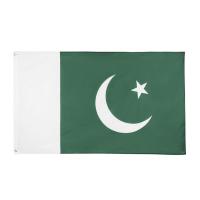 Buy cheap Pakistan Asia Country Flags 90g 3x5ft With Headband Brass Eyelets product