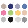 Buy cheap Polyester Fiber Hexagonal Acoustic Panels 3800gsm 12mm from wholesalers