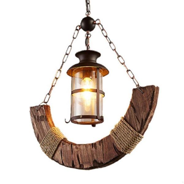 Buy cheap Industrial Rustiy Vintage Pendant Lamps Wooden Pendant Light Oem Odm Service from wholesalers