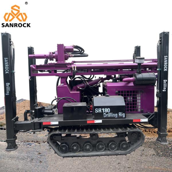 Buy cheap 180m Deep Water Well Drilling Rig Full Hydraulic Borehole Portable Water Drilling Rig from wholesalers