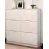 Buy cheap Living Room White Storage Shoe Cabinet With Shoe Rack French Style from wholesalers