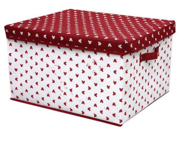 Buy cheap OEM Durable PP Non Woven Storage Boxes with Cover , White Red Dots Printed from wholesalers