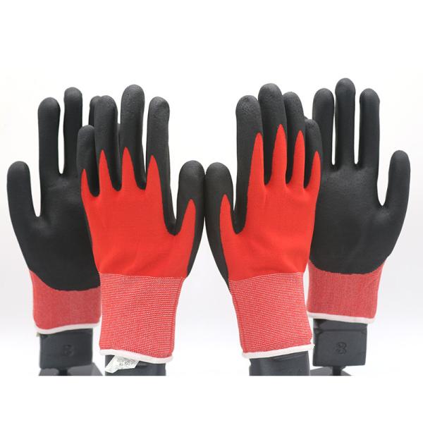 Buy cheap EN388 Nitrile Coated Work Gloves Heavy Duty Construction Working Gloves from wholesalers