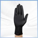 Disposable Nitrile Household Cleaning Gloves Black Anti Slip Nitrile Work Gloves