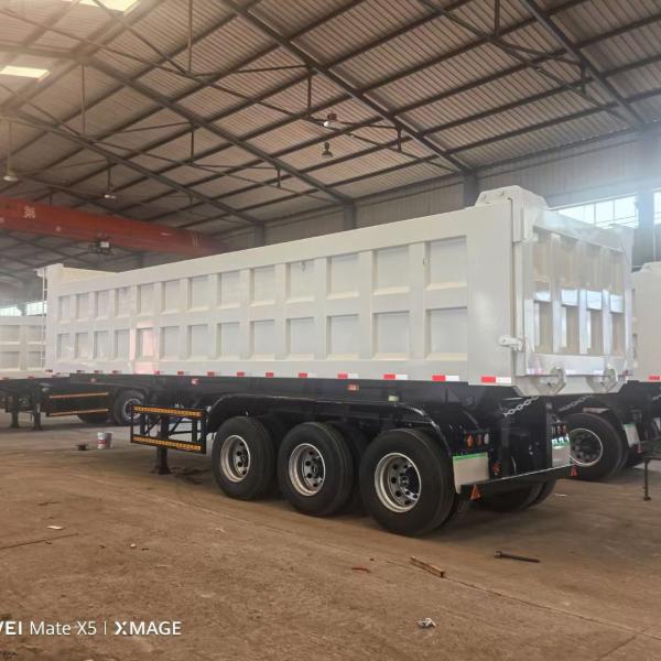 Buy cheap 137500 to 26000*2500to2550 height Customized 3 Axle U Shape Tipper Semi Trailer High from wholesalers