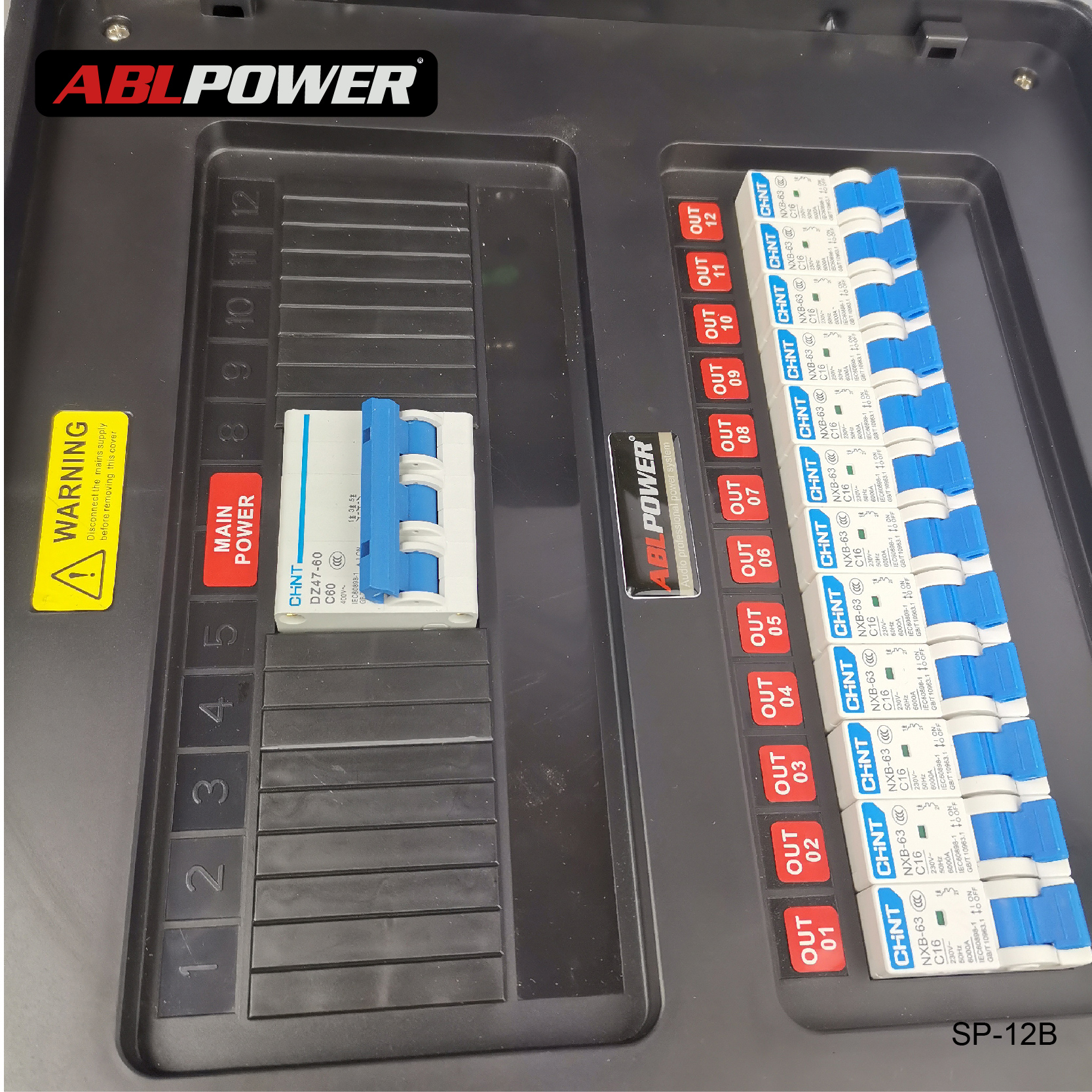 Small Infrastructure 12P 40A IP67 Power Distro Boxes
