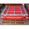 Buy cheap High Manganese Steel Casting jaw Plate For Komatsu Jaw Crushers from wholesalers