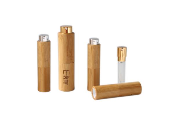 Buy cheap Small Glass Twist And Spritz Atomiser 10ml Perfume Bottle Wood Grain from wholesalers