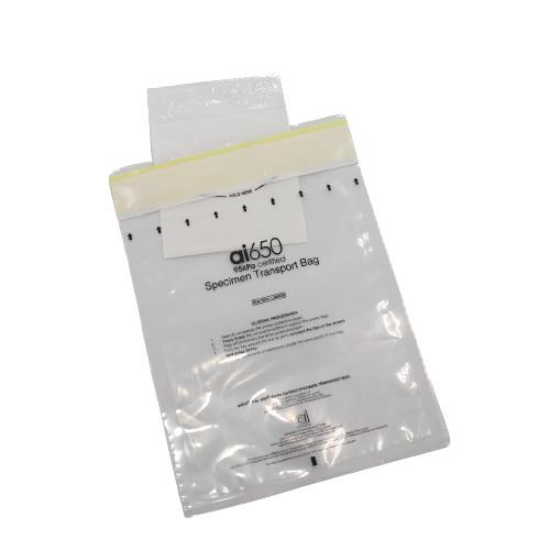 Buy cheap Eco Friendly Lab Use Side Gusset Clear Plastic Specimen Biohazard Bags 3 / 2 Walls from wholesalers