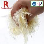 Staple Define Polypropylene Fiber White Light Yellow Cotton Like