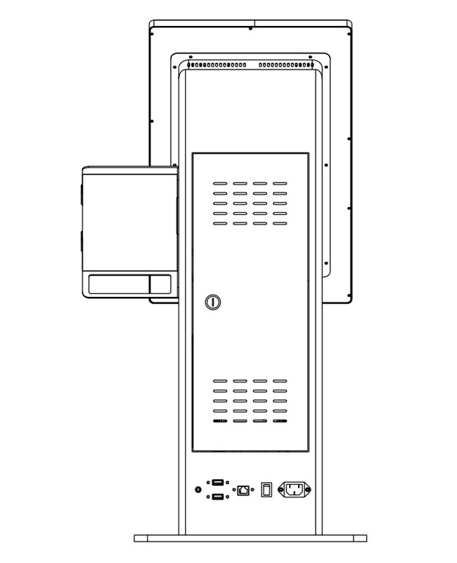 17'' Android Smart Self-Service Ordering Kiosk for Retail and Foodservice Applications