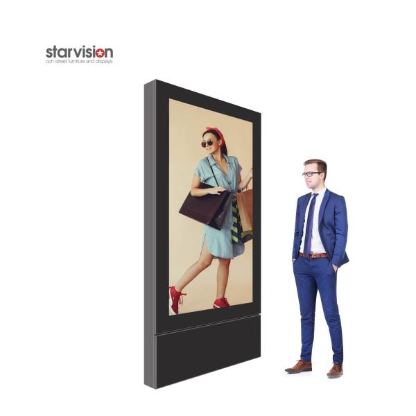 Buy cheap 4k Led Backlit 2500nits Outdoor Lcd Kiosk Exterior Floor Standing IP56 from wholesalers