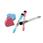 Heart Shaped EVA Magnetic Whiteboard Erasers For Office School