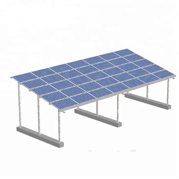 Buy cheap 10KW 30KW Carport Solar Systems 1.4KN/M2 Max. Snow Load Hot Galvanized Steel from wholesalers