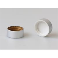 Buy cheap 33mm Screw Jar Lids , Aluminum Bottle Silver Jar Lids Round Spill Proof product