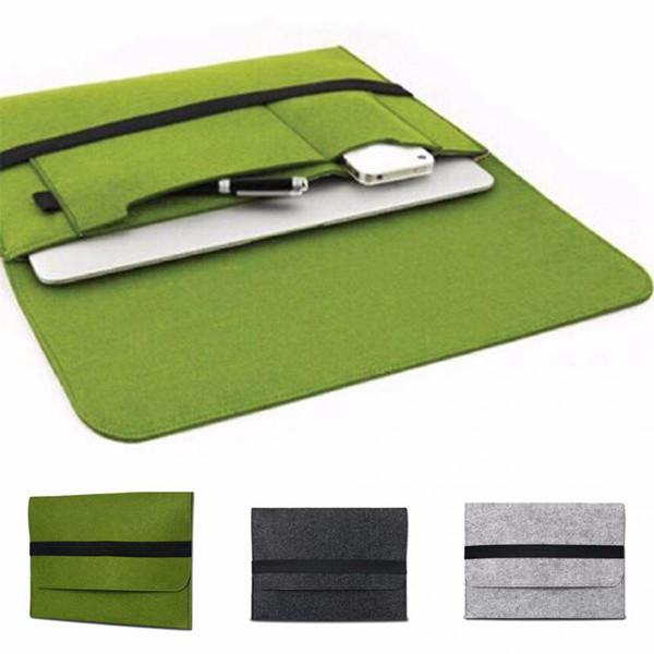 Buy cheap Felt Briefcase Covers / Padded Laptop Bag For 11.6 12 13.3 15.4 Inch Macbook air from wholesalers