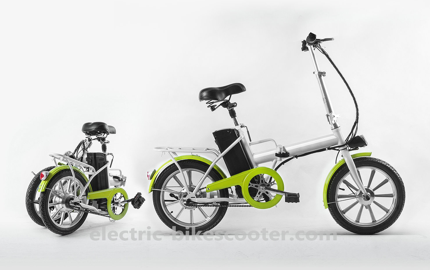 36V 8Ah Mini Electric Folding Bike Lightweight For Ladies
