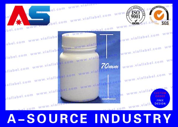 Buy cheap 60ml PE Capsule Plastic Pill Bottles 70mm * 27mm With Protection Sensitive Seal plastic medicine bottles from wholesalers