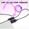 Buy cheap 12V Led Strip Light Power on off Switch USB Connector to Open Wire Converter Charge Cable from wholesalers