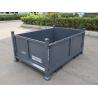 Buy cheap Foldable Mesh Powder Coating Metal Pallet Cage For Warehouse Logistics from wholesalers
