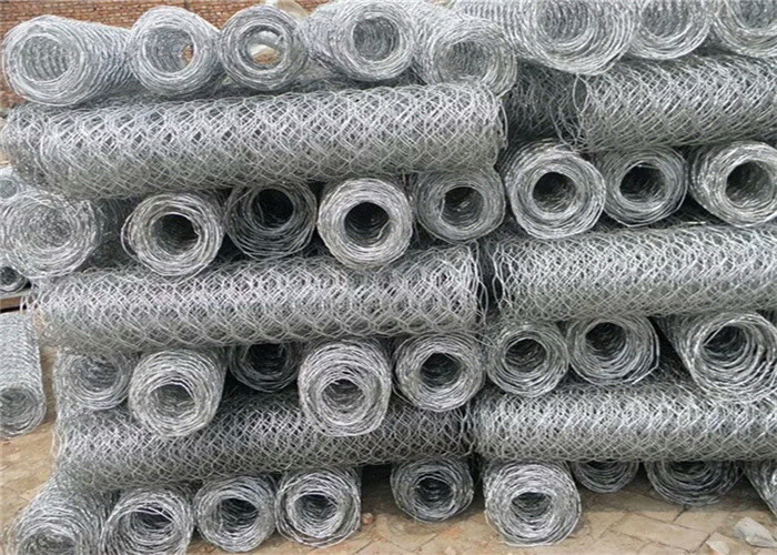 Plastic Coated Rock Baskets Wire Mesh Chicken Wire With Small Holes