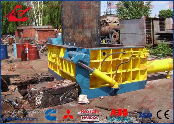 Buy cheap Scrap Metal Baler 250Ton Press Force 5Ton Per Hour Output Capacity For Heavy Metal Balling Press from wholesalers