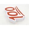 Buy cheap Creative 100 Shaped Red Acrylic Evening Clutch Bags For Women Daily Use from wholesalers