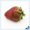 Buy cheap Small Starwberry with Rhinestone jewelry trinket box wholesale Delicate Wedding Gifts from wholesalers