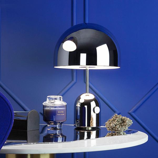 Buy cheap Nordic creative table lamp modern Plated Metal Bedroom Bell table lamp(WH-MTB-156) from wholesalers