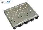 Buy cheap 1x4 Ganged SFP Solutions SFP Cage Connector EMI Spring Four Port For 10G Optical from wholesalers