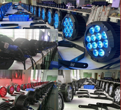 7 Channels Par Cans Stage Lights , Dmx Par Can Lights Protection Class IP30