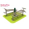 Buy cheap Sreel Motion Outdoor Gym Equipment For Schools, Outdoor Circuit Training Equipment from wholesalers