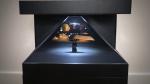 3D Holo Watch Showcase Hologram Pyramid Display 3 Sides 32 inch