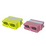 High Precision Duplex MPO Fiber Optic Adapter For Fiber Cable Connection