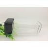 Buy cheap 700ml Clear Plastic Cylinder For Food 600g 21oz / PET Square Tin Cans from wholesalers