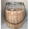 Buy cheap Best selling Seagrass bottle carrier Wicker detox bottle holder Seagrass glass cup holders from wholesalers